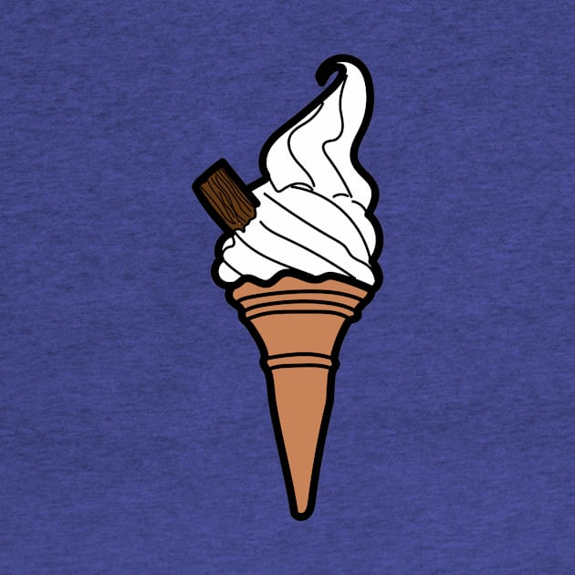 Ice cream cone by Cathalo